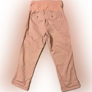OLD NAVY TWILL MATERNITY PANTS